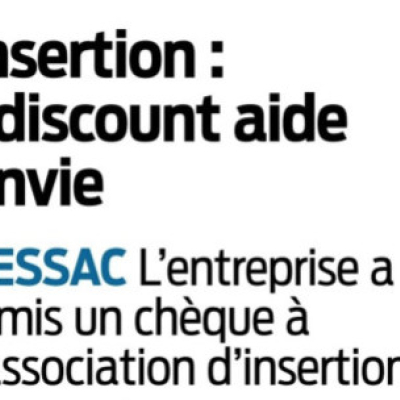 Envie Gironde reçoit un chèque de 31.638 € de Cdiscount